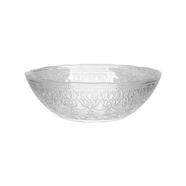 Avet Bol para Alimentos 1 Litro Diámetro 20 cm Colección Doge Cristal con Relieve Exterior (6 Unidades)